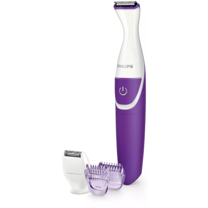 Philips Essential Bikini Trimmer BRT383 15 Trim, Shave and; Style (Purple 2 Years Warranty)